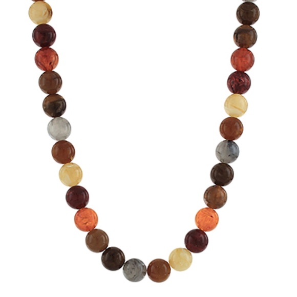 Colorful Acrylic Ball Bead Necklace - Picture 2 of 3